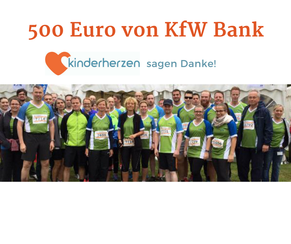 Bonner KfW Bank spendet 500 Euro