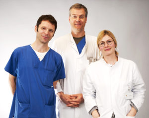 PD Dr. Daniel Messroghli, PD Dr. Stephan Schubert (Studienleiter) und Dr. Franziska Degener (Studienärztin) aus dem Deutschen Herzzentrum Berlin